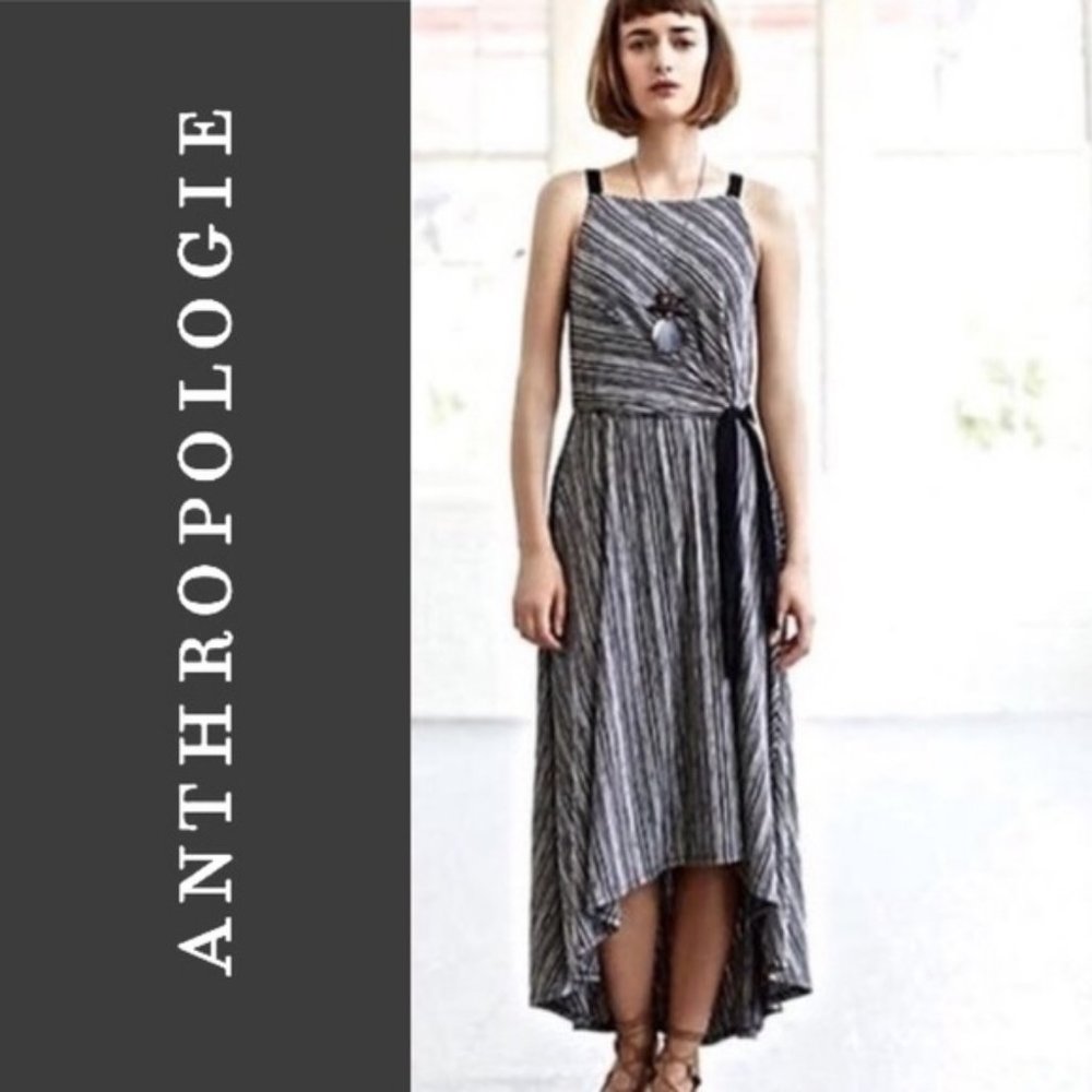 Maeve Striped Maxi Dress Like New! Anthro